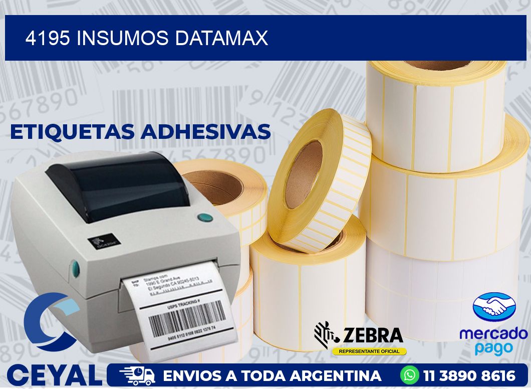 4195 INSUMOS DATAMAX