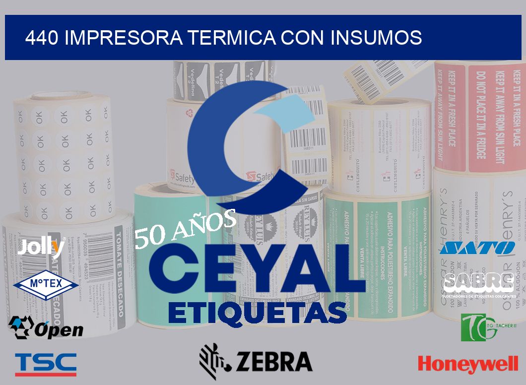 440 IMPRESORA TERMICA CON INSUMOS