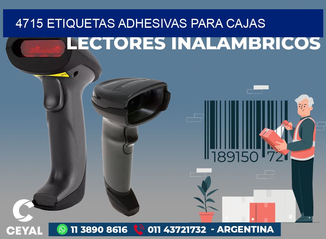 4715 ETIQUETAS ADHESIVAS PARA CAJAS