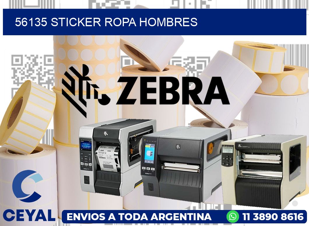 56135 STICKER ROPA HOMBRES