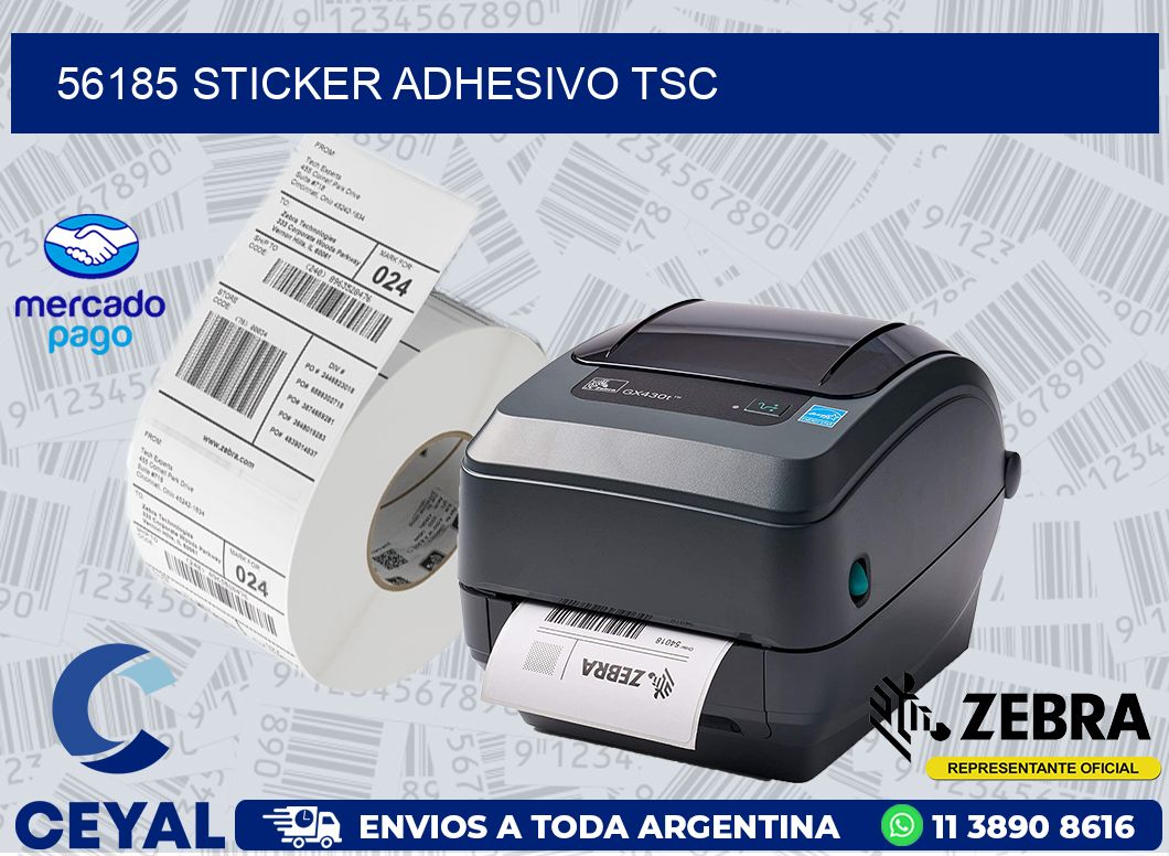 56185 STICKER ADHESIVO TSC