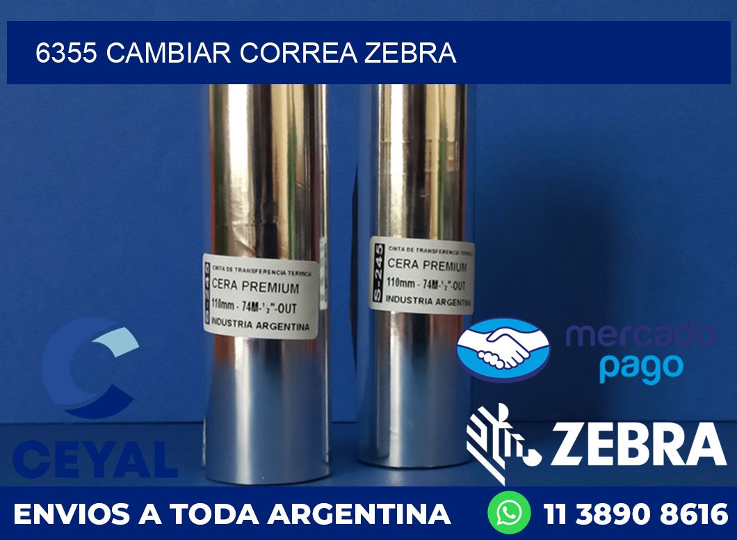 6355 CAMBIAR CORREA ZEBRA