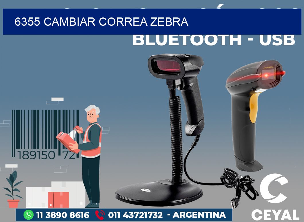 6355 CAMBIAR CORREA ZEBRA