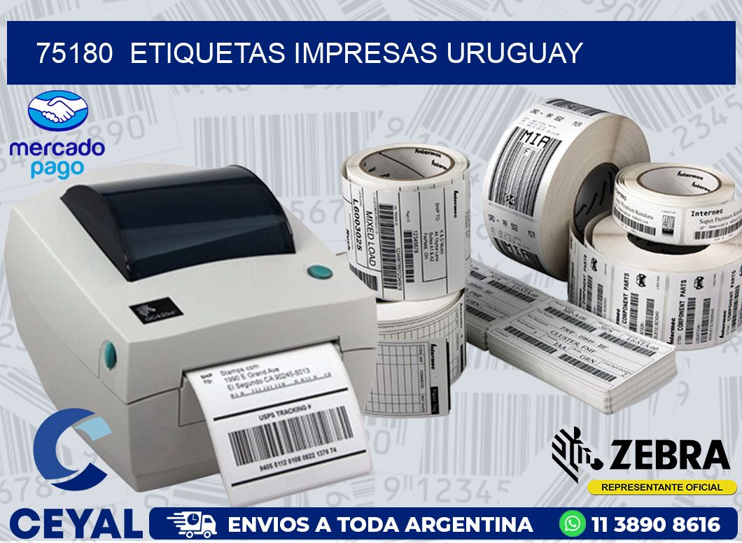 75180  ETIQUETAS IMPRESAS URUGUAY