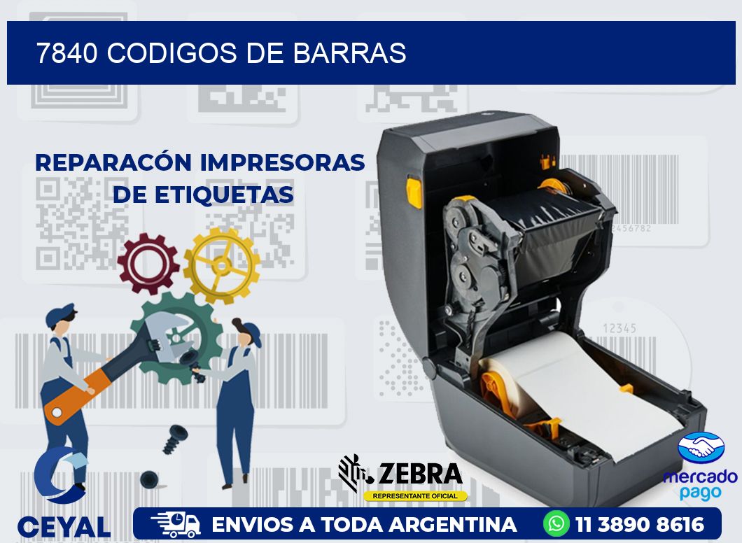 7840 CODIGOS DE BARRAS