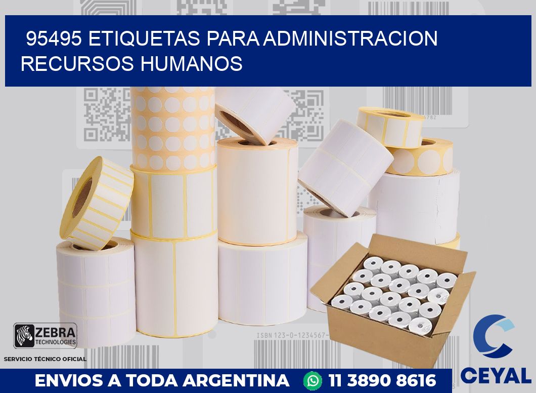 95495 ETIQUETAS PARA ADMINISTRACION RECURSOS HUMANOS