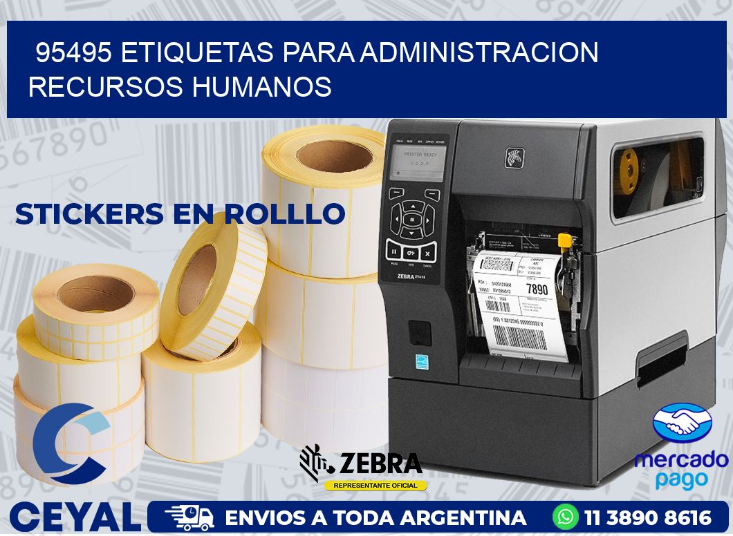 95495 ETIQUETAS PARA ADMINISTRACION RECURSOS HUMANOS