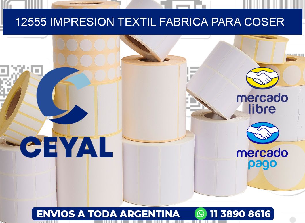 12555 IMPRESION TEXTIL FABRICA PARA COSER