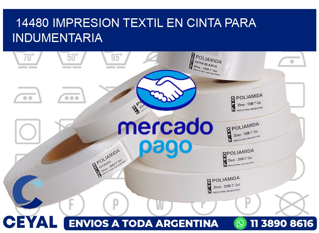 14480 IMPRESION TEXTIL EN CINTA PARA INDUMENTARIA