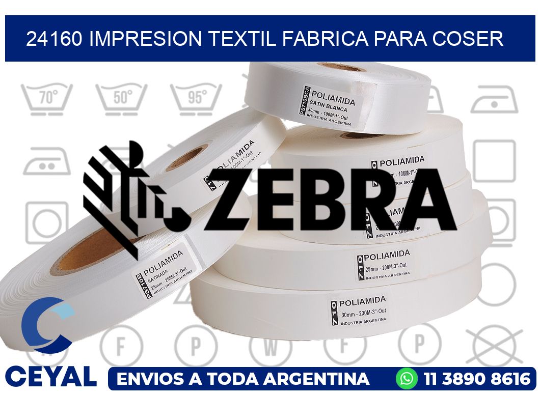 24160 IMPRESION TEXTIL FABRICA PARA COSER