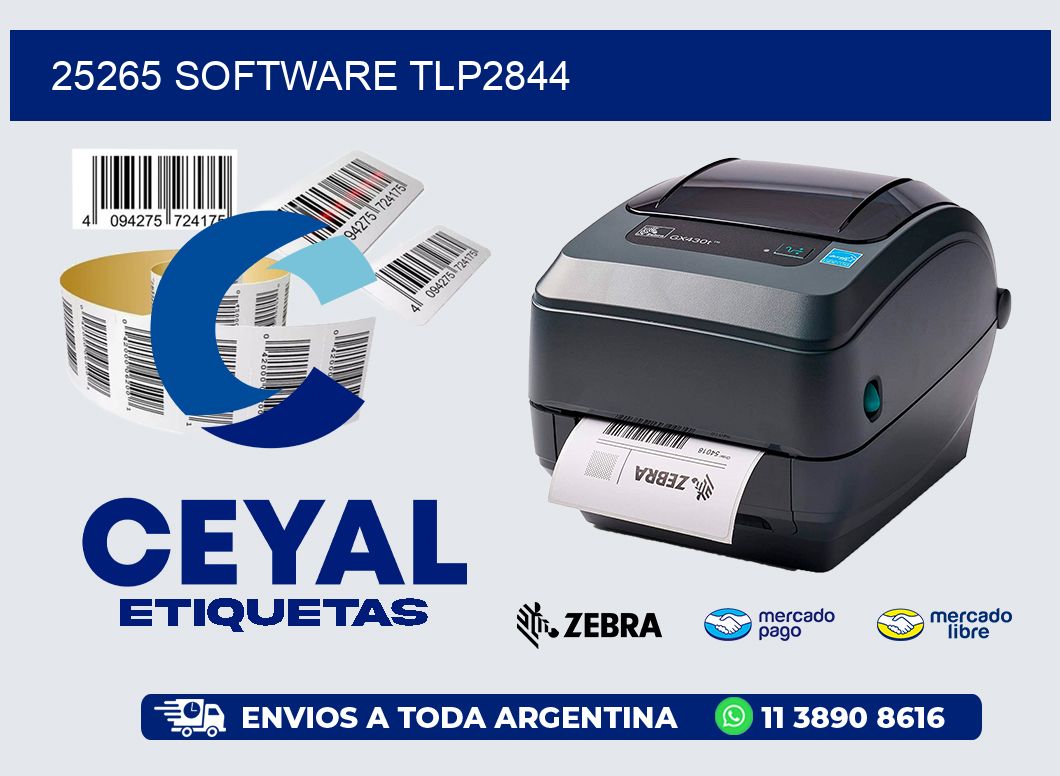 25265 SOFTWARE TLP2844