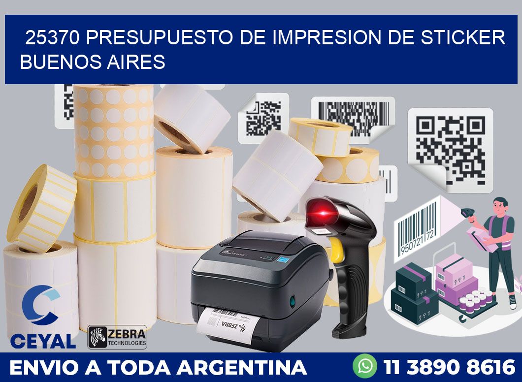 25370 PRESUPUESTO DE IMPRESION DE STICKER BUENOS AIRES