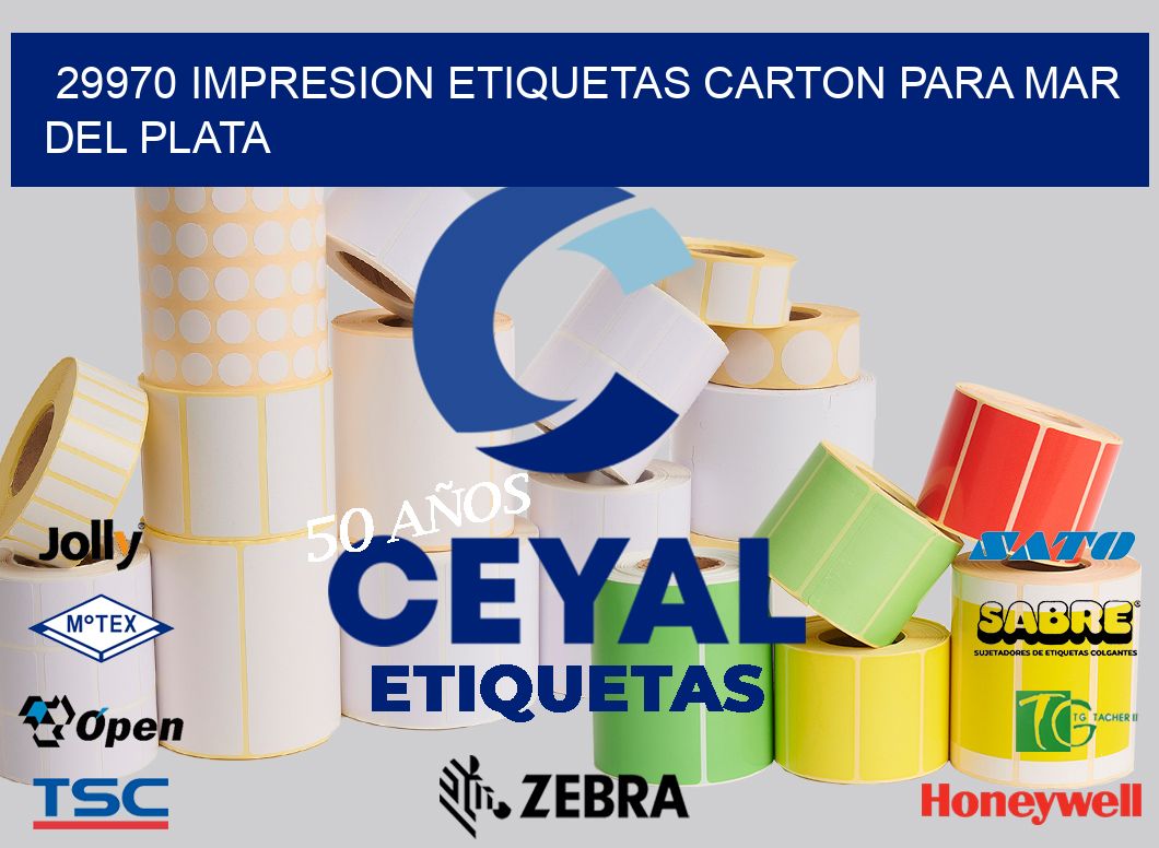 29970 IMPRESION ETIQUETAS CARTON PARA MAR DEL PLATA