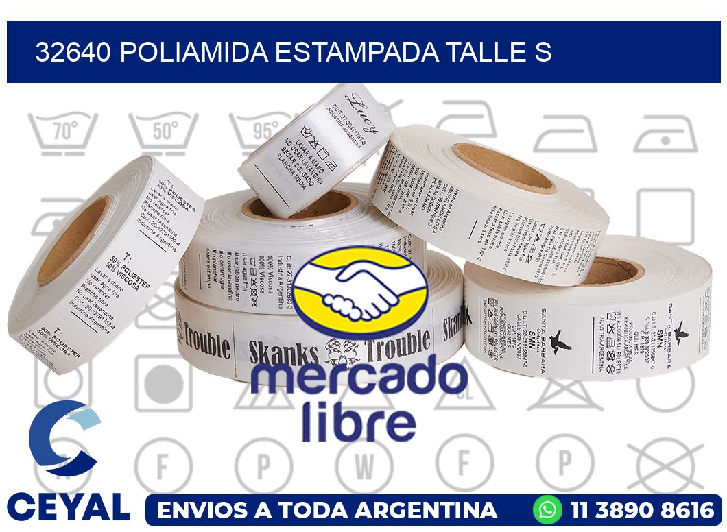 32640 POLIAMIDA ESTAMPADA TALLE S