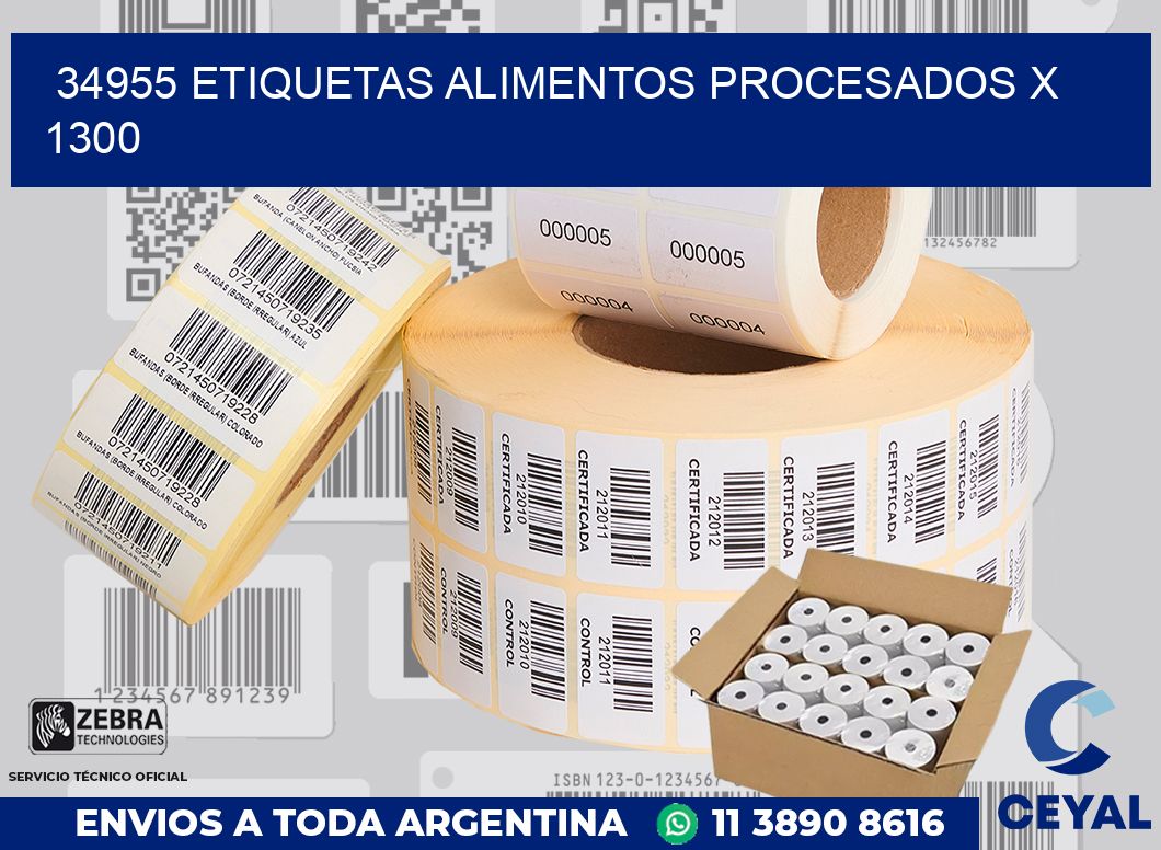 34955 etiquetas alimentos procesados x 1300