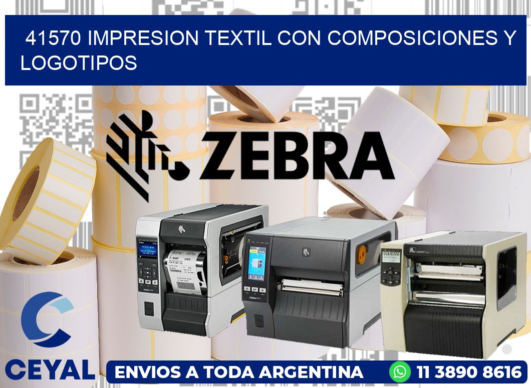 41570 IMPRESION TEXTIL CON COMPOSICIONES Y LOGOTIPOS