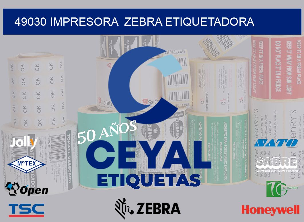 49030 impresora  zebra etiquetadora