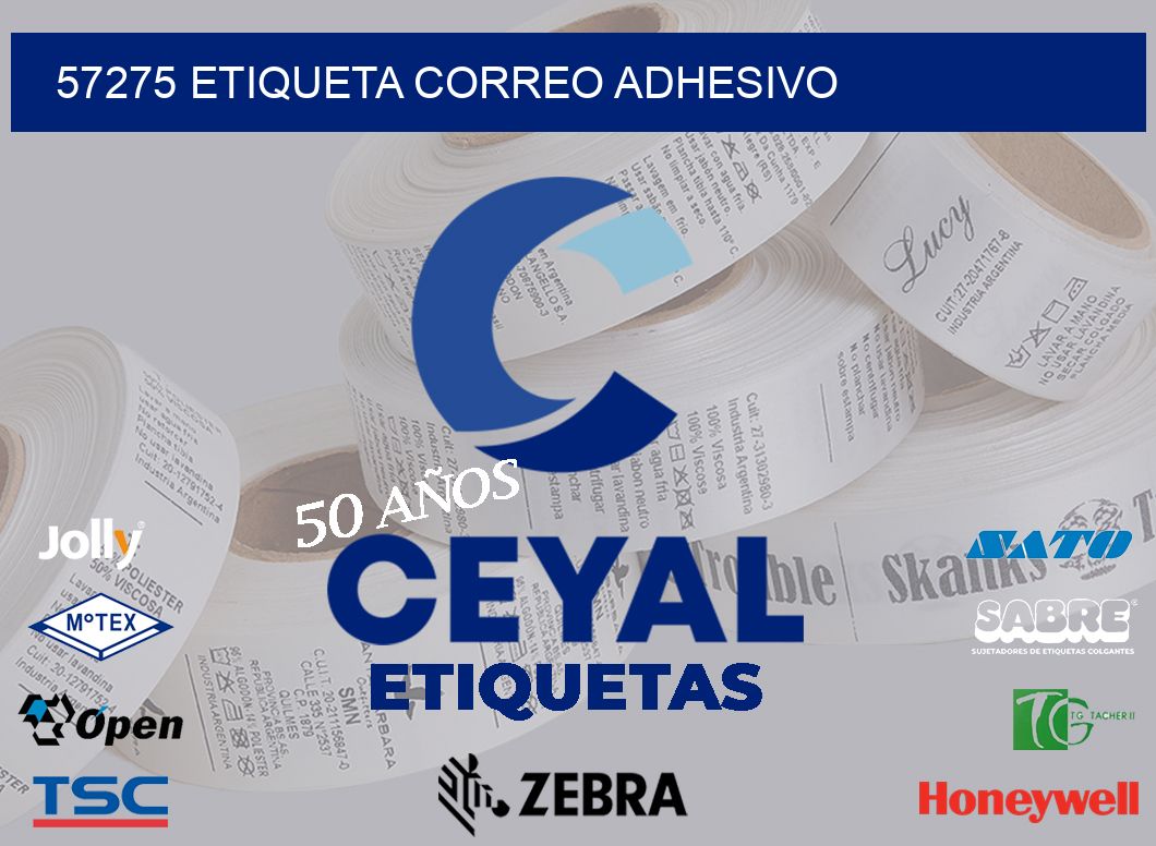 57275 ETIQUETA CORREO ADHESIVO