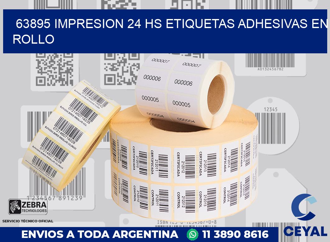 63895 impresion 24 hs etiquetas adhesivas en rollo