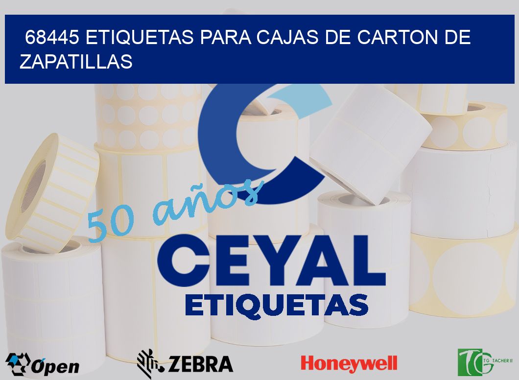 68445 ETIQUETAS PARA CAJAS DE CARTON DE ZAPATILLAS