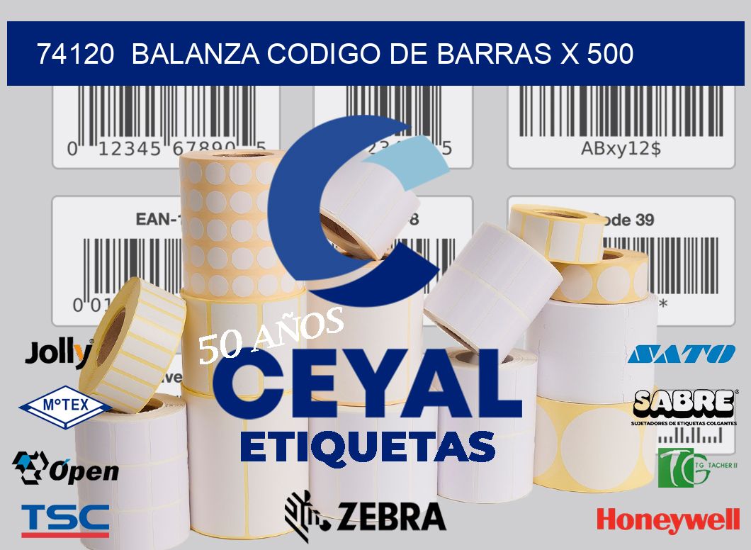 74120  balanza codigo de barras x 500