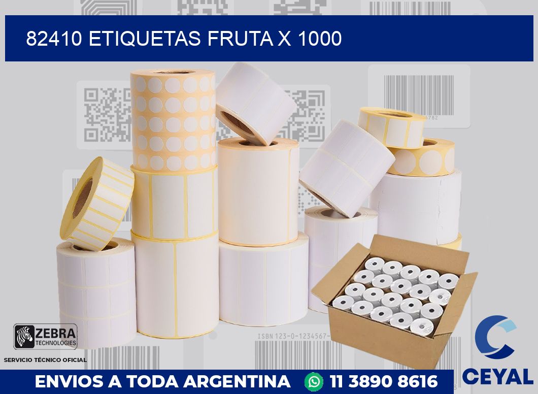 82410 etiquetas fruta x 1000