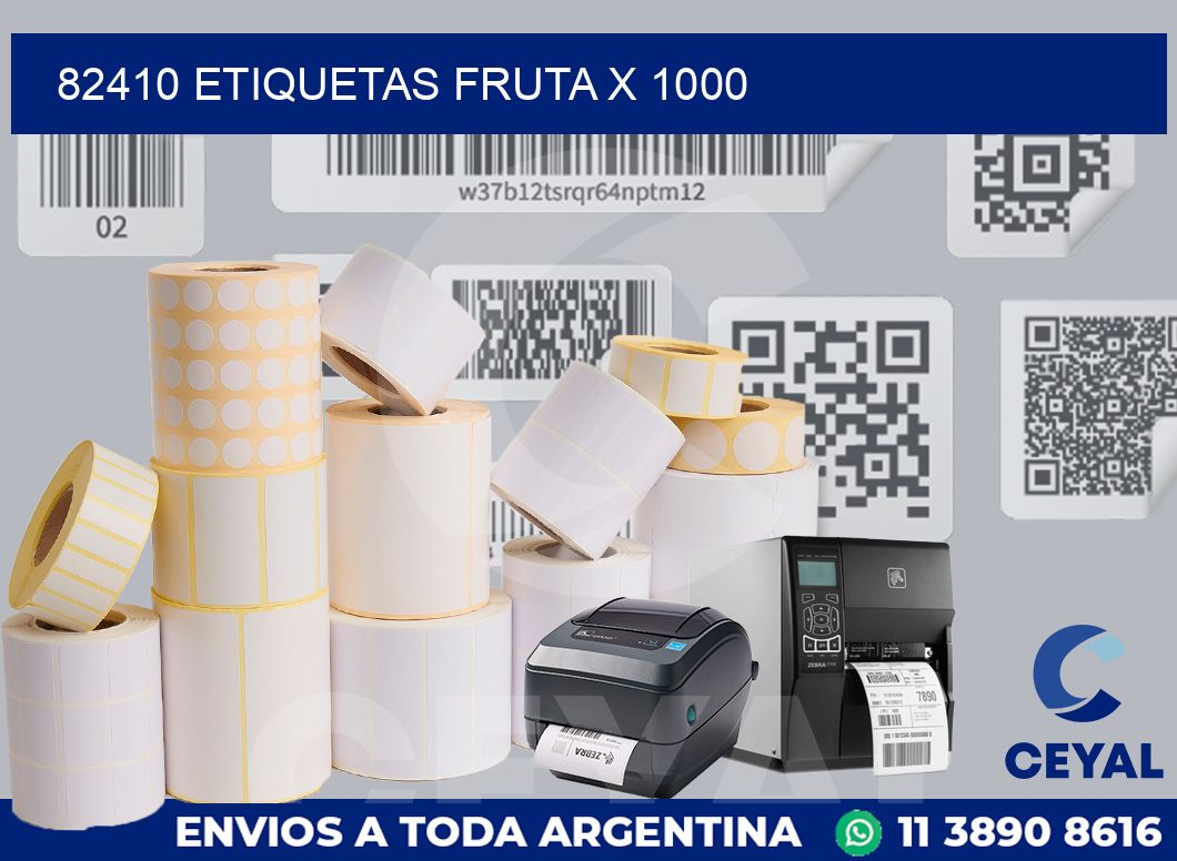 82410 etiquetas fruta x 1000