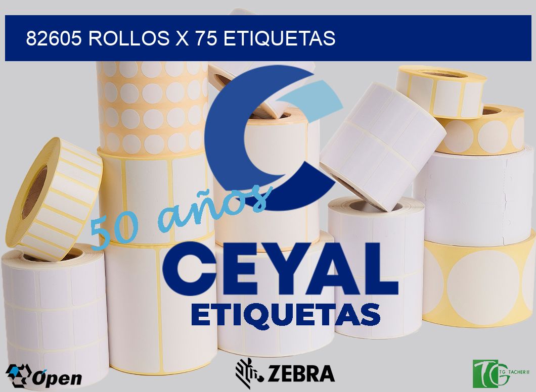 82605 Rollos x 75 etiquetas