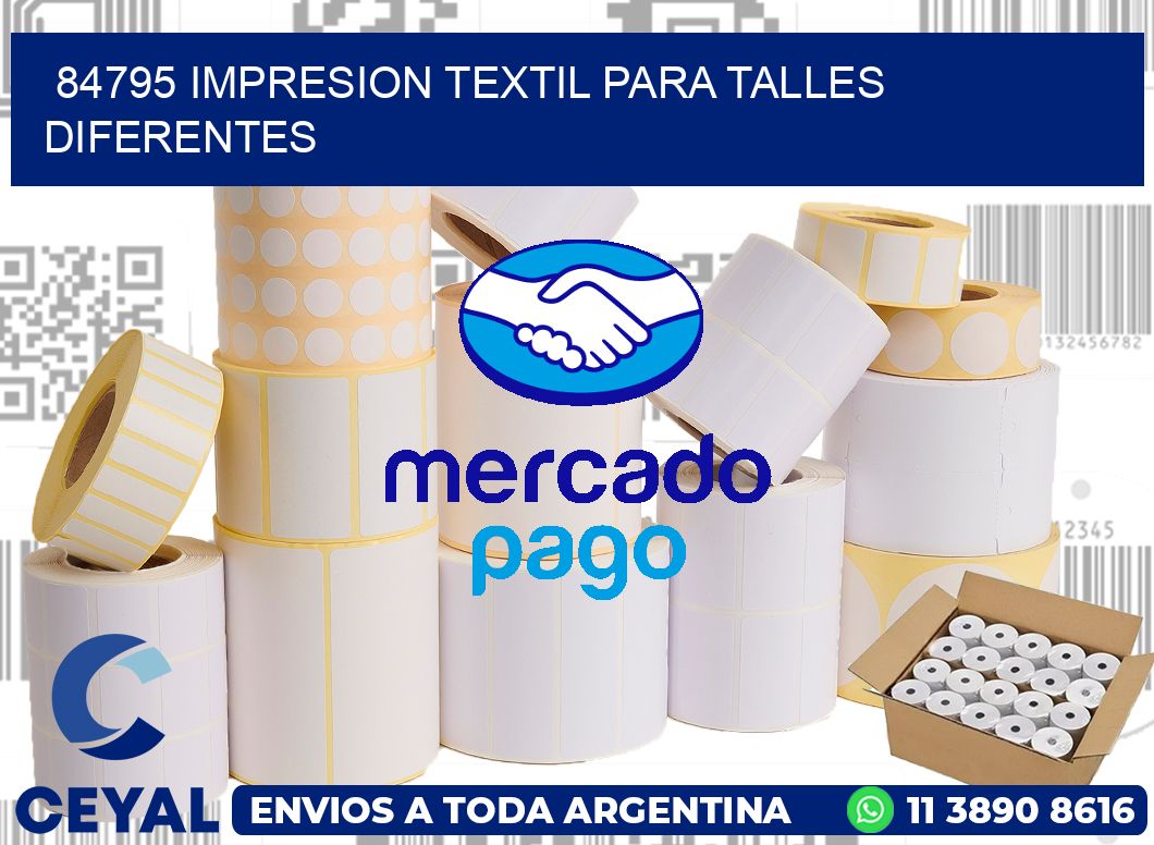 84795 IMPRESION TEXTIL PARA TALLES DIFERENTES