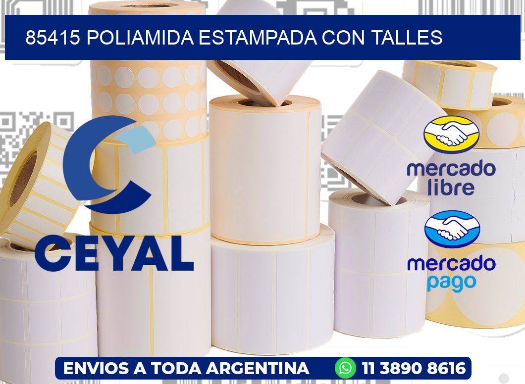 85415 POLIAMIDA ESTAMPADA CON TALLES