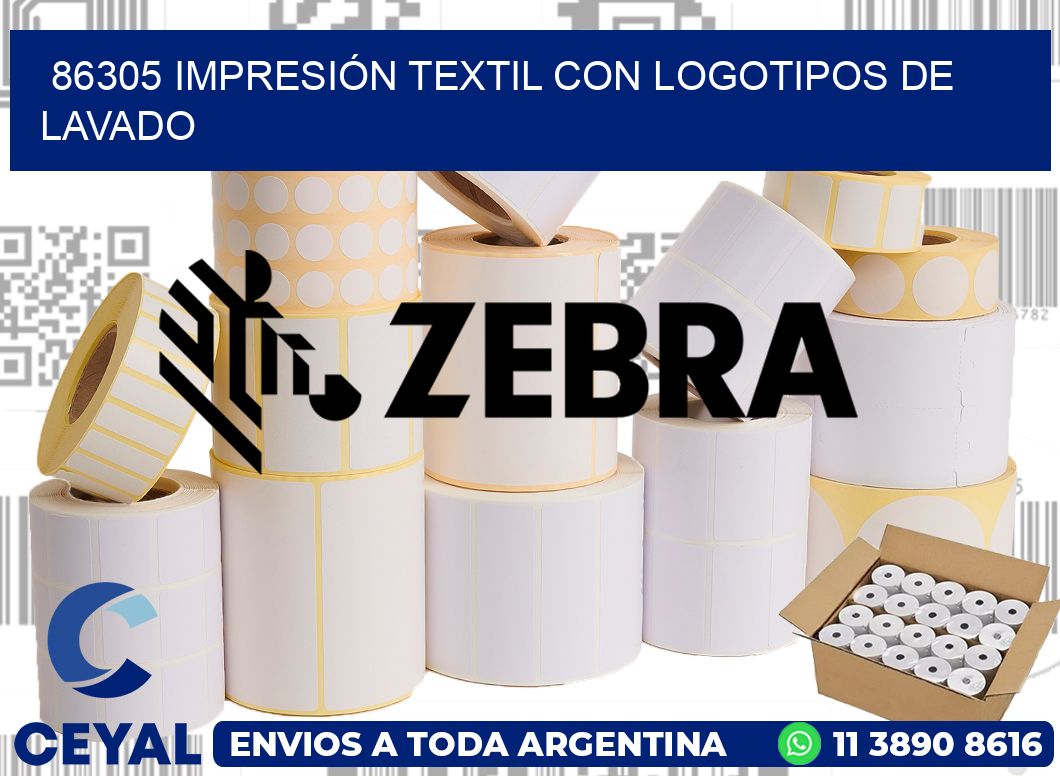 86305 IMPRESIÓN TEXTIL CON LOGOTIPOS DE LAVADO