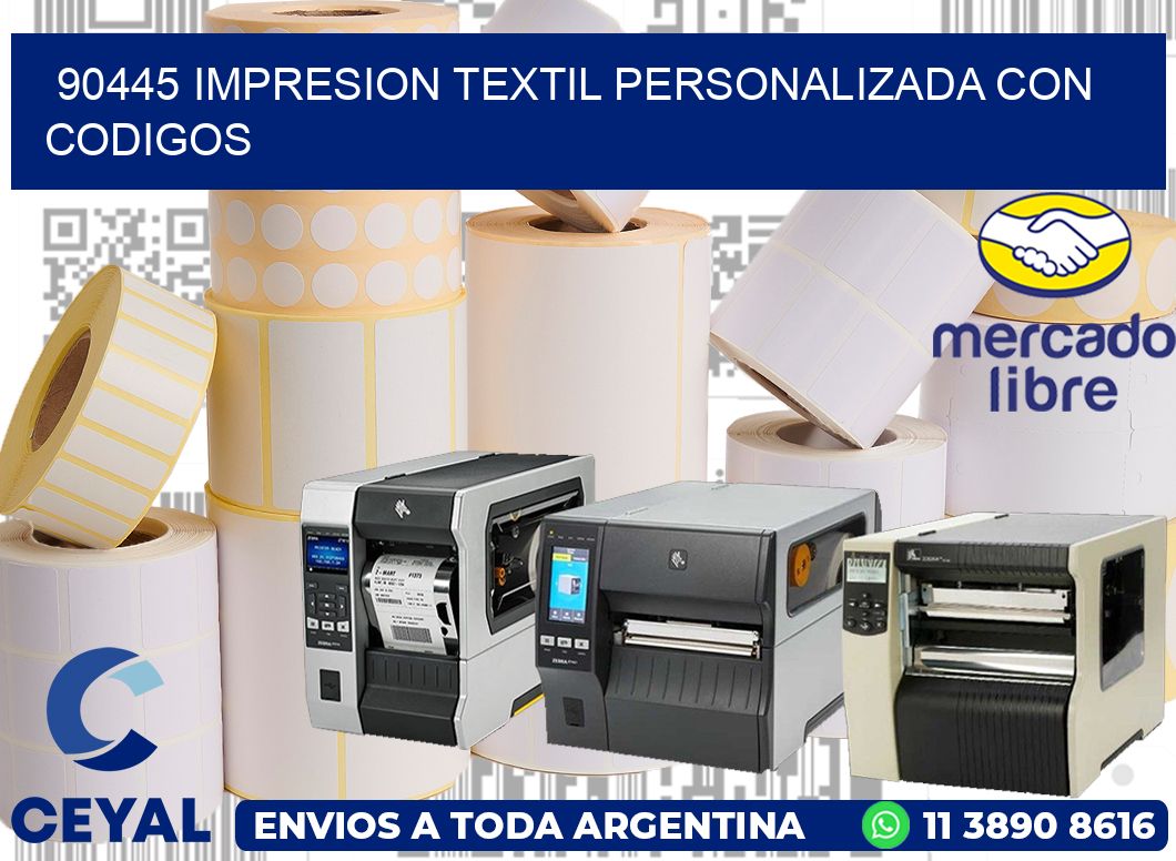 90445 IMPRESION TEXTIL PERSONALIZADA CON CODIGOS