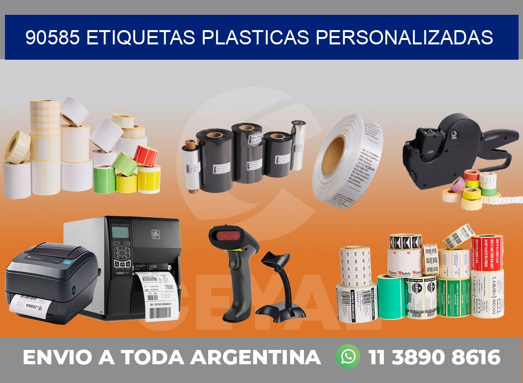 90585 ETIQUETAS PLASTICAS PERSONALIZADAS