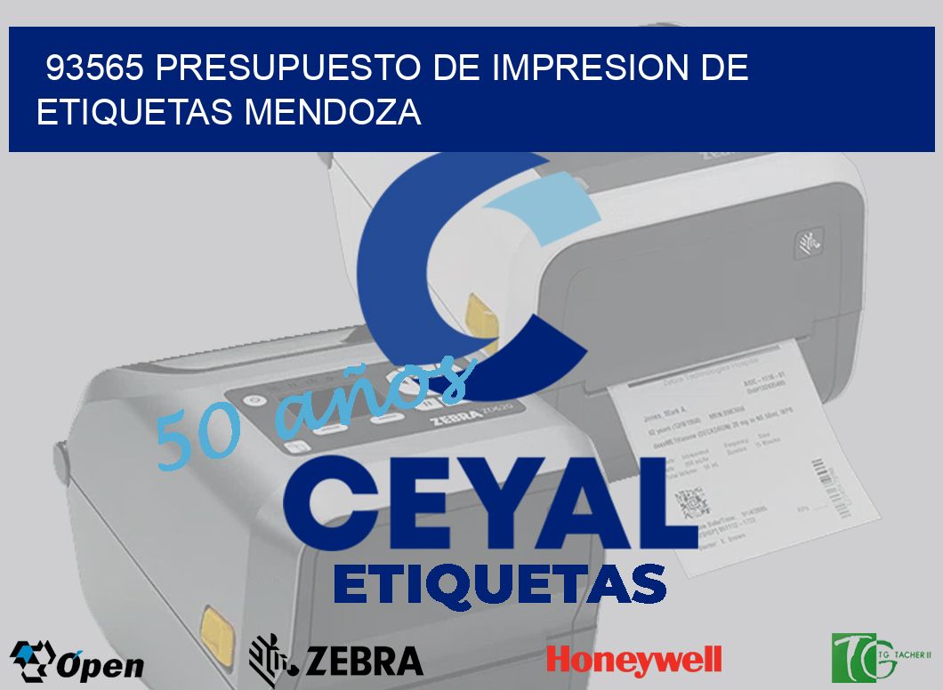 93565 PRESUPUESTO DE IMPRESION DE ETIQUETAS MENDOZA