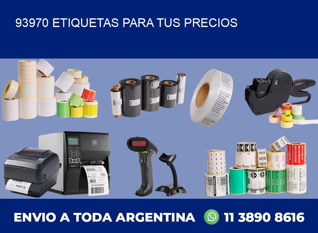 93970 ETIQUETAS PARA TUS PRECIOS