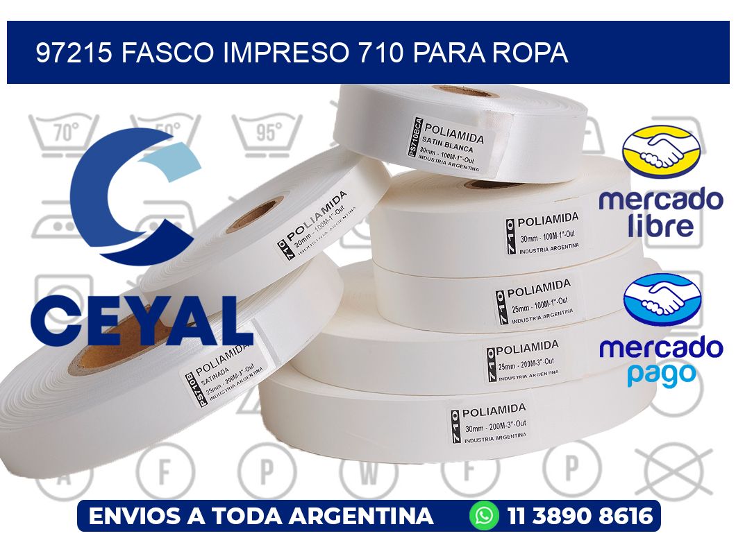 97215 FASCO IMPRESO 710 PARA ROPA