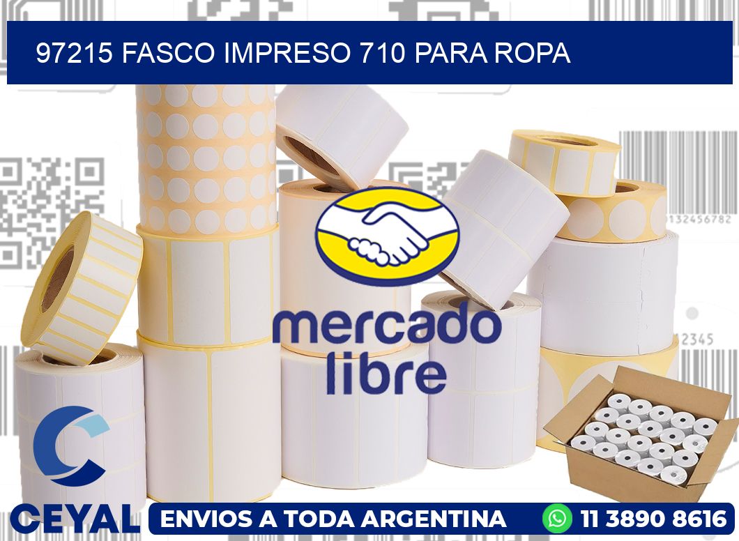 97215 FASCO IMPRESO 710 PARA ROPA