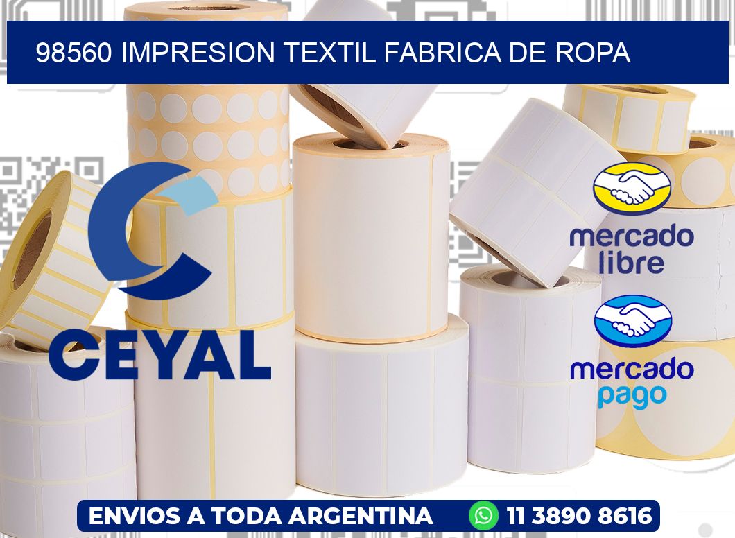 98560 IMPRESION TEXTIL FABRICA DE ROPA