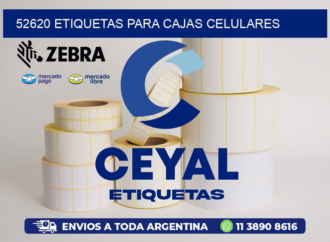 52620 etiquetas para cajas celulares