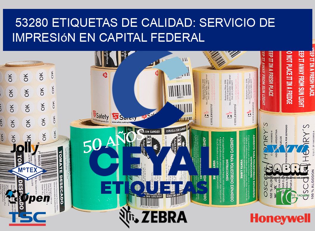 53280 Etiquetas de Calidad: Servicio de Impresión en Capital Federal