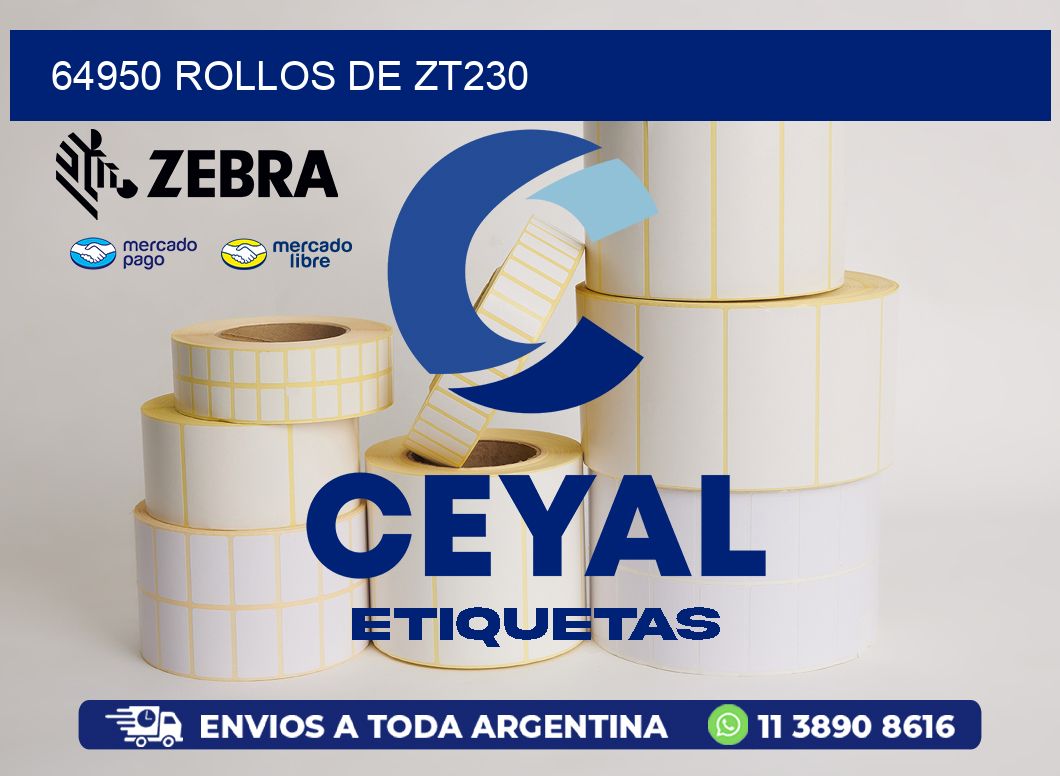 64950 ROLLOS DE ZT230