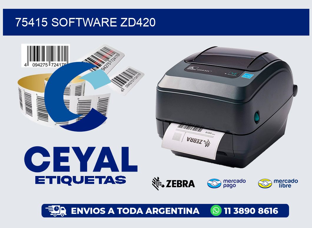 75415 SOFTWARE ZD420