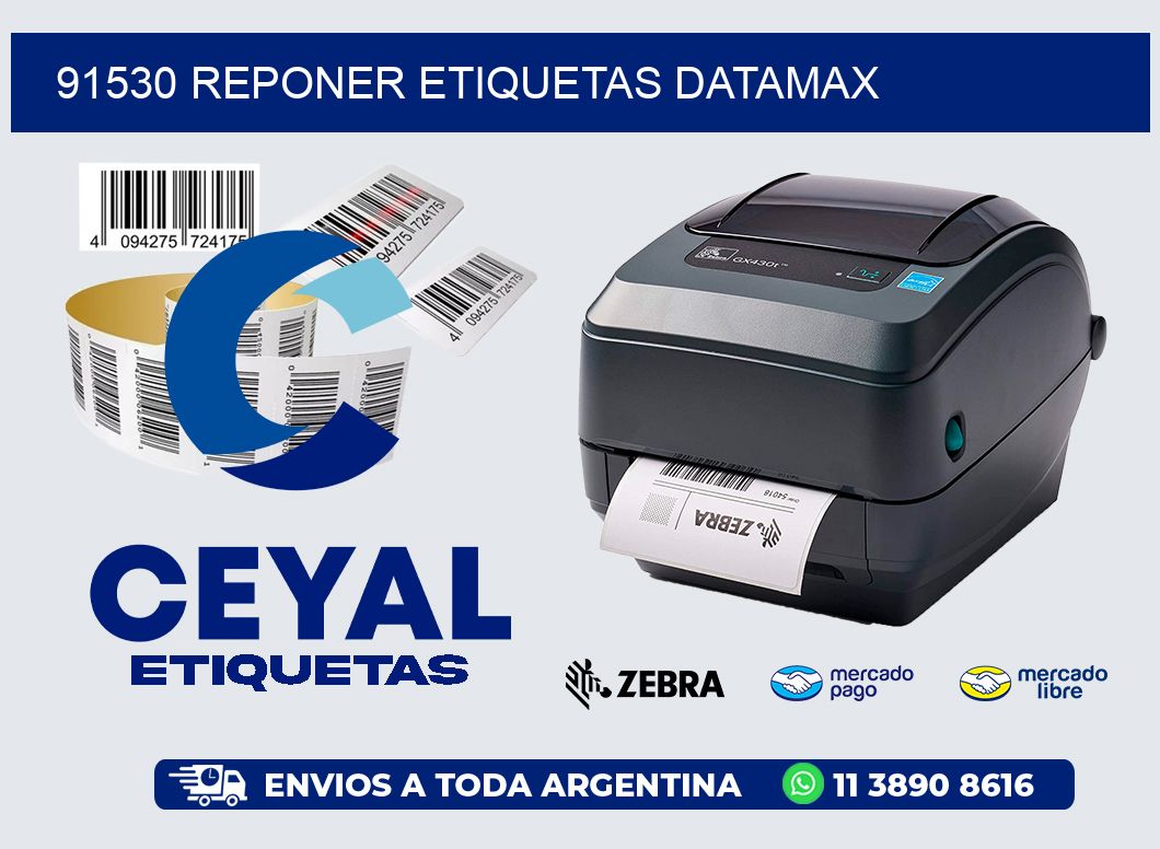 91530 REPONER ETIQUETAS DATAMAX