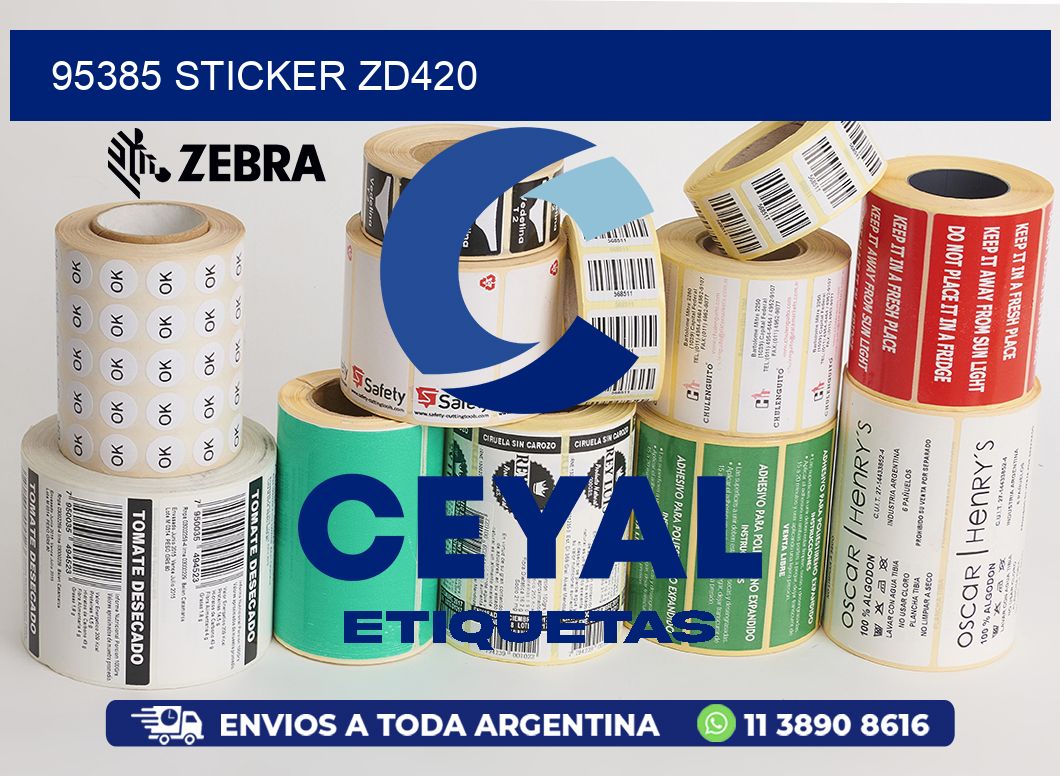 95385 STICKER ZD420