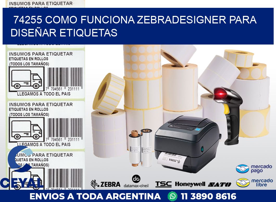 74255 COMO FUNCIONA ZEBRADESIGNER PARA DISEÑAR ETIQUETAS