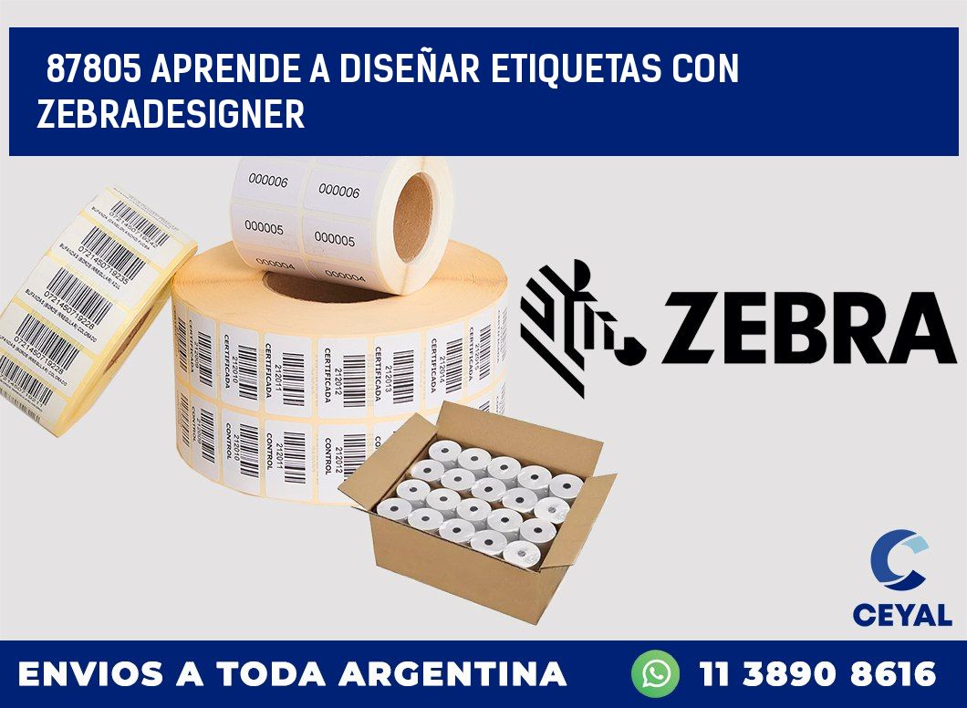 87805 Aprende A DiseÑar Etiquetas Con Zebradesigner Zebra Zd420 9362