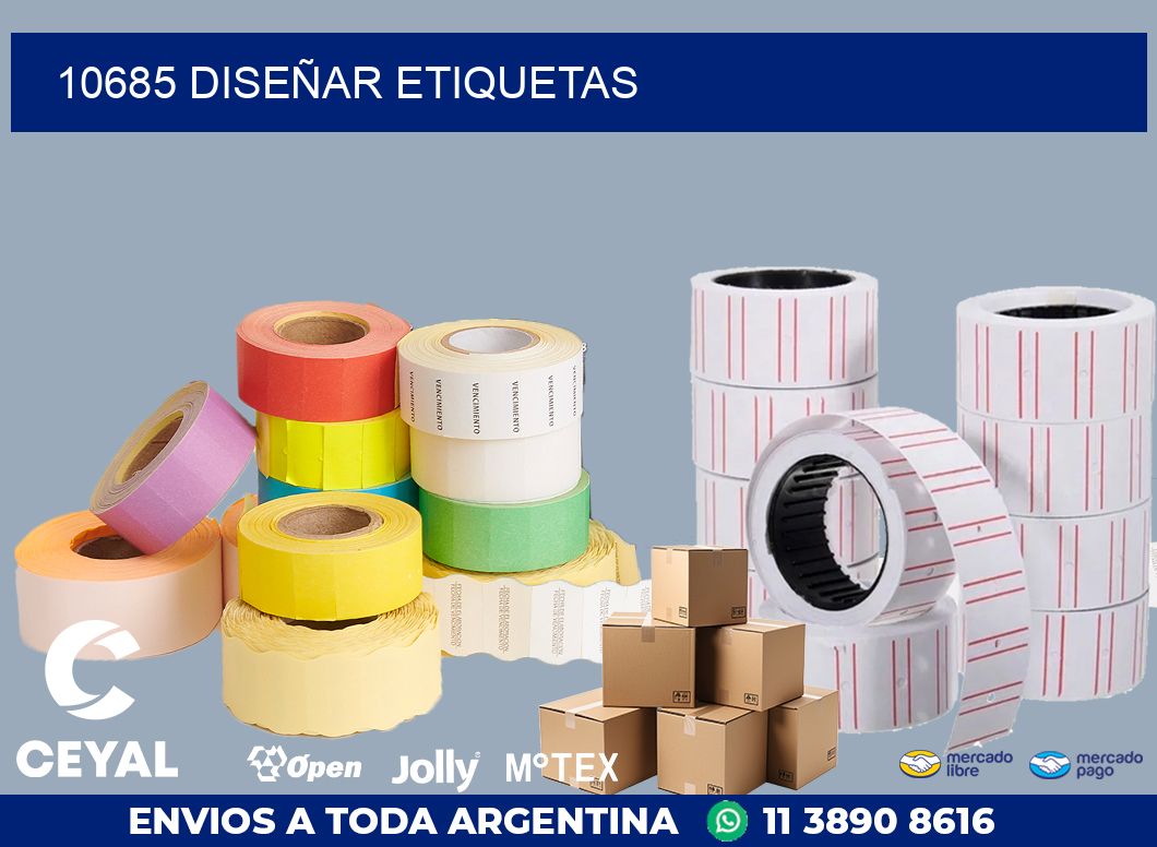 10685 DISEÑAR ETIQUETAS