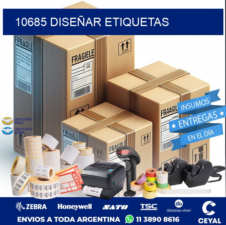 10685 DISEÑAR ETIQUETAS