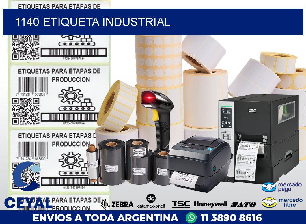 1140 ETIQUETA INDUSTRIAL