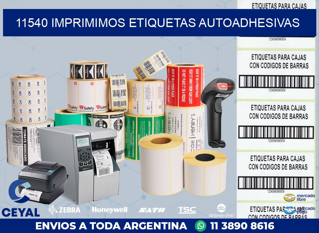 11540 IMPRIMIMOS ETIQUETAS AUTOADHESIVAS